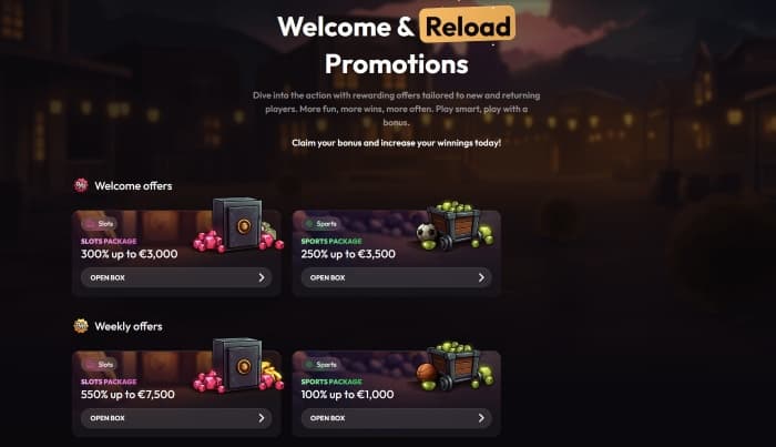mad casino bonus